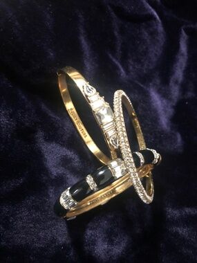 Juicy Couture bangle bracelets (3)